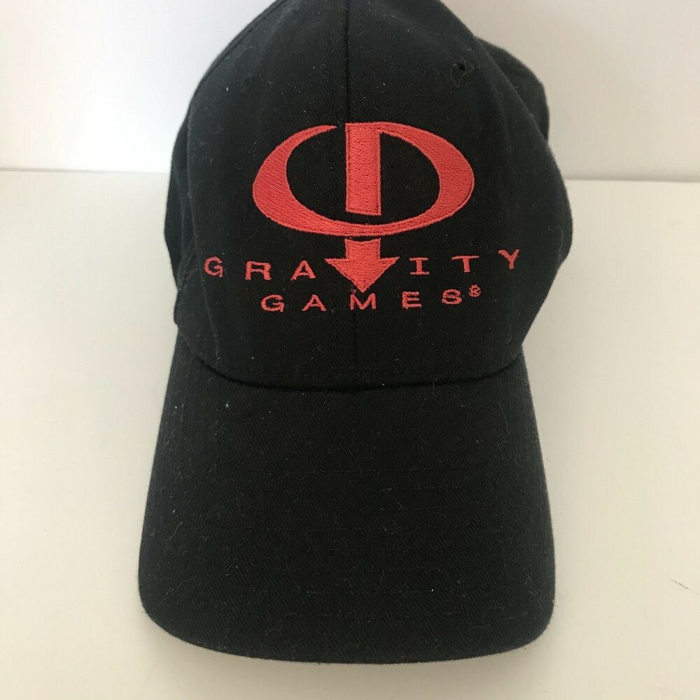 Men's Baseball Cap "Gravity Games" Can't Bust Em L-XL Flexfit Poly Cotton